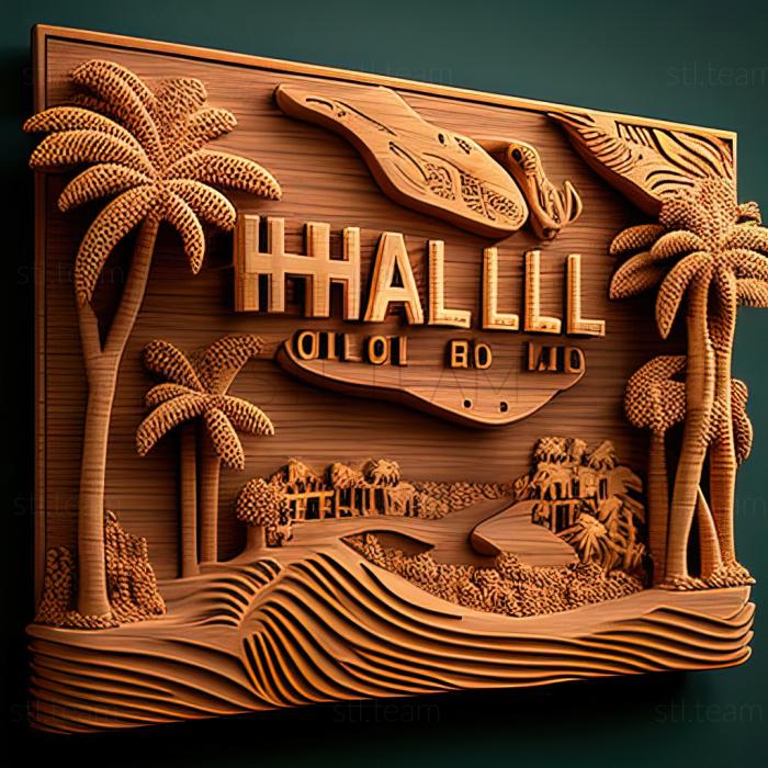 3D модель Гайаліа Флорида (STL)